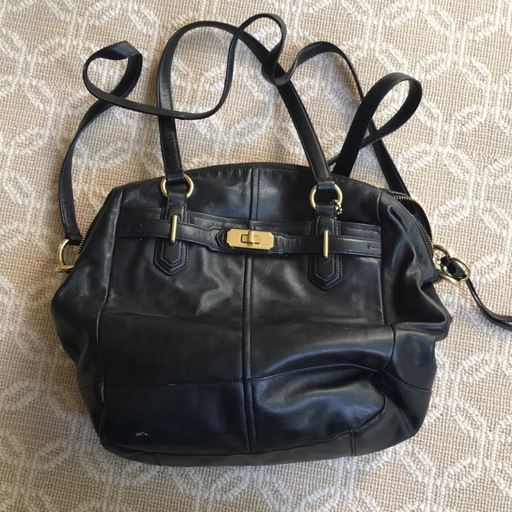Coach Black Shoulder Bag Purse